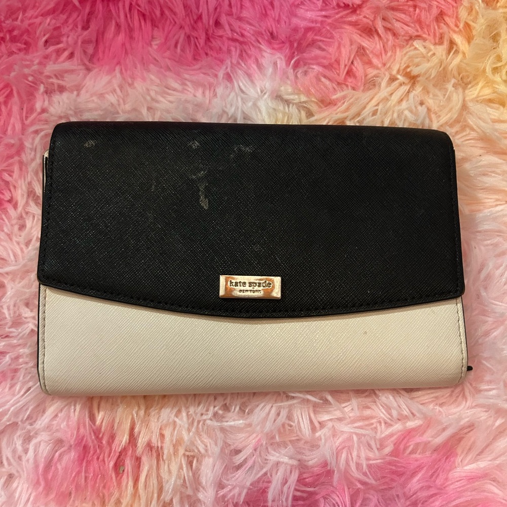 Kate Spade Saffiano Leather Winni Laurel Way Crossbody Clutch